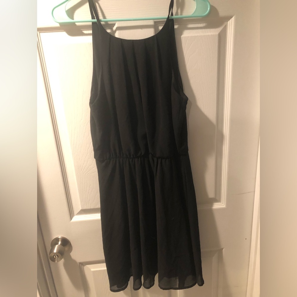 Layered black dress